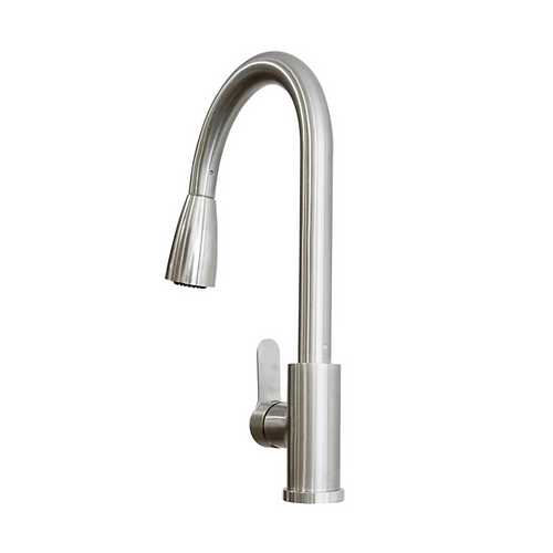 Llave Lavaplatos En Acero Inoxidable Con Manguera Satin